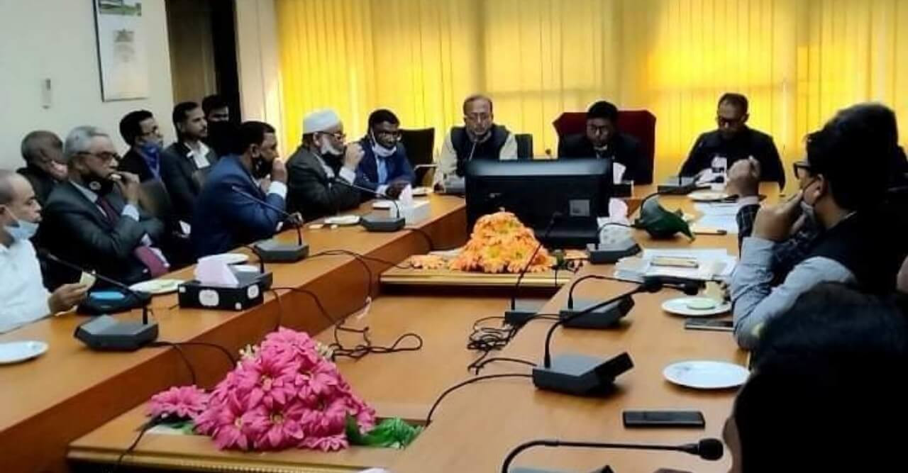 রহনপুর রেলষ্টেশনে জিএম (পশ্চিমাঞ্চল) এর সাথে মতবিনিময়