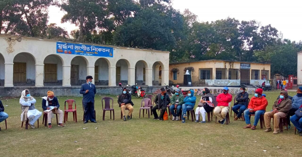 আন্তর্জাতিক মাতৃভাষা দিবস উপলক্ষে ৪ কিঃমিঃ আল্পনা অংকনের সিদ্ধান্ত