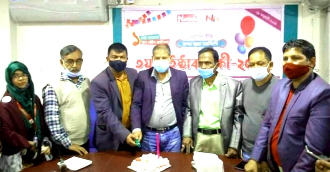 পলাশে নরসিংদী টিভি'র তৃতীয় প্রতিষ্ঠাবার্ষিকী উদযাপন