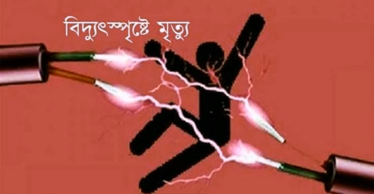 সেচ পাম্প মেরামত করতে গিয়ে বিদ্যুৎস্পৃষ্ট হয়ে বাবা ছেলের মৃত্যু