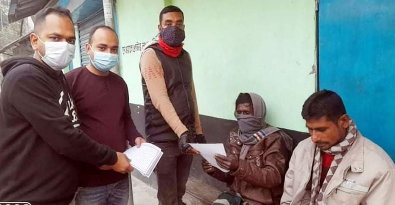 নড়াইলে ওমিক্রন মোকাবেলায় সেতু বন্ধন ফাউন্ডেশনের প্রচারাভিযান