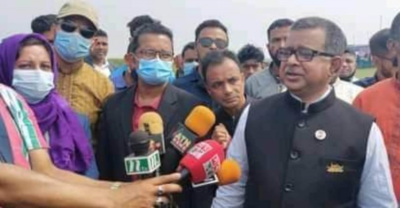 পৃথিবীর সবচেয়ে বড় গ্রাম বানিয়াচং লক্ষীবাওর জলাবনে রেস্ট হাউজের ভিত্তিপ্রস্তর উদ্বোধন