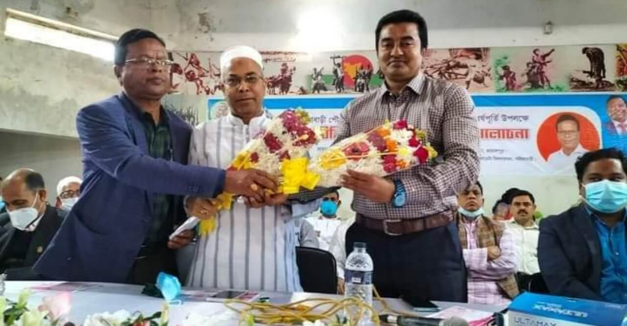 সরিষাবাড়ি পৌরসভার সাফল্যের ১ম বর্ষপূর্তি উপলক্ষে মতবিনিময় ও আলোচনা সভা