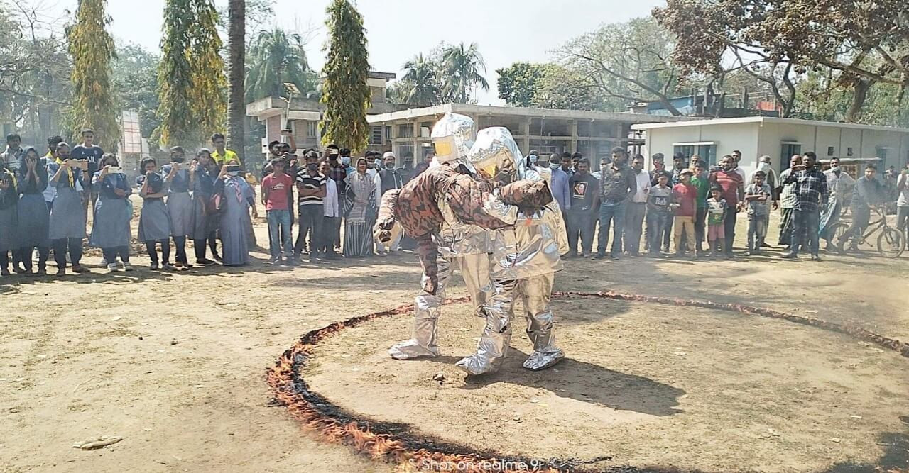 শেরপুরে জাতীয় দুর্যোগ প্রস্তুতি দিবসে মহড়া র্যালি ও আলোচনা সভা অনুষ্ঠিত