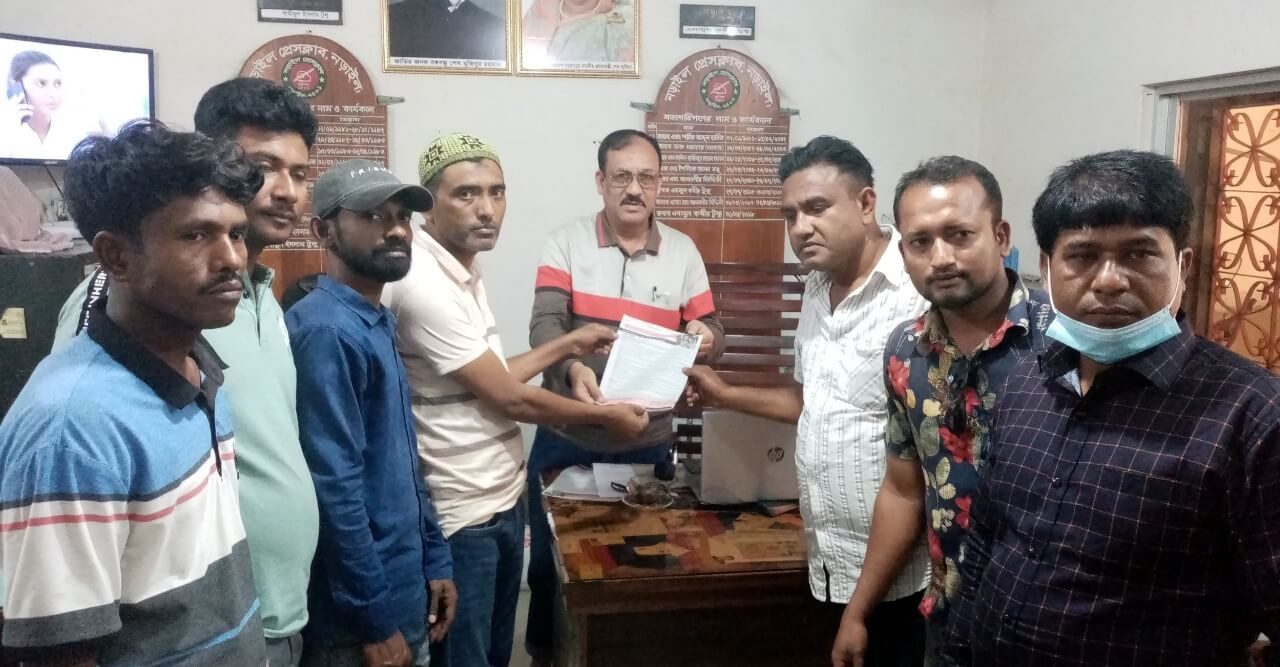 নড়াইলে কেন্দ্রীয় কর্মসূচী পুলিশী বাধায় পালন না করতে পেরে প্রেস বিজ্ঞপ্তি প্রদান