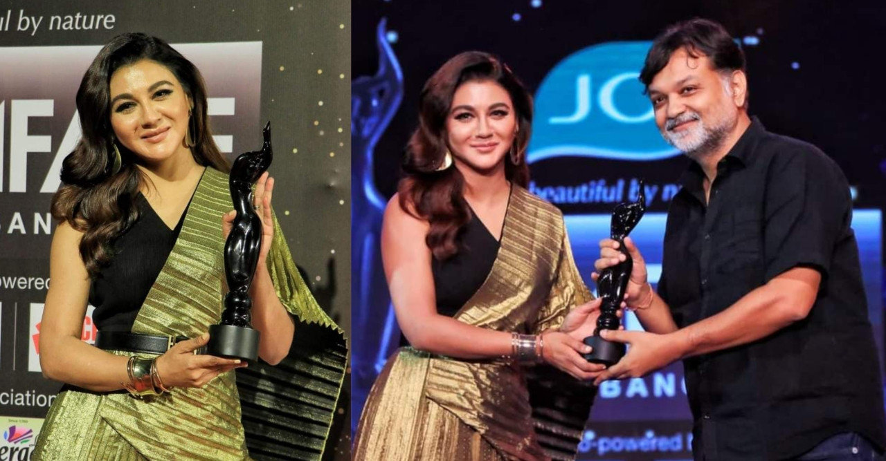 কলকাতায় শ্রেষ্ঠ অভিনেত্রীর পুরস্কার পেয়েছেন জয়া