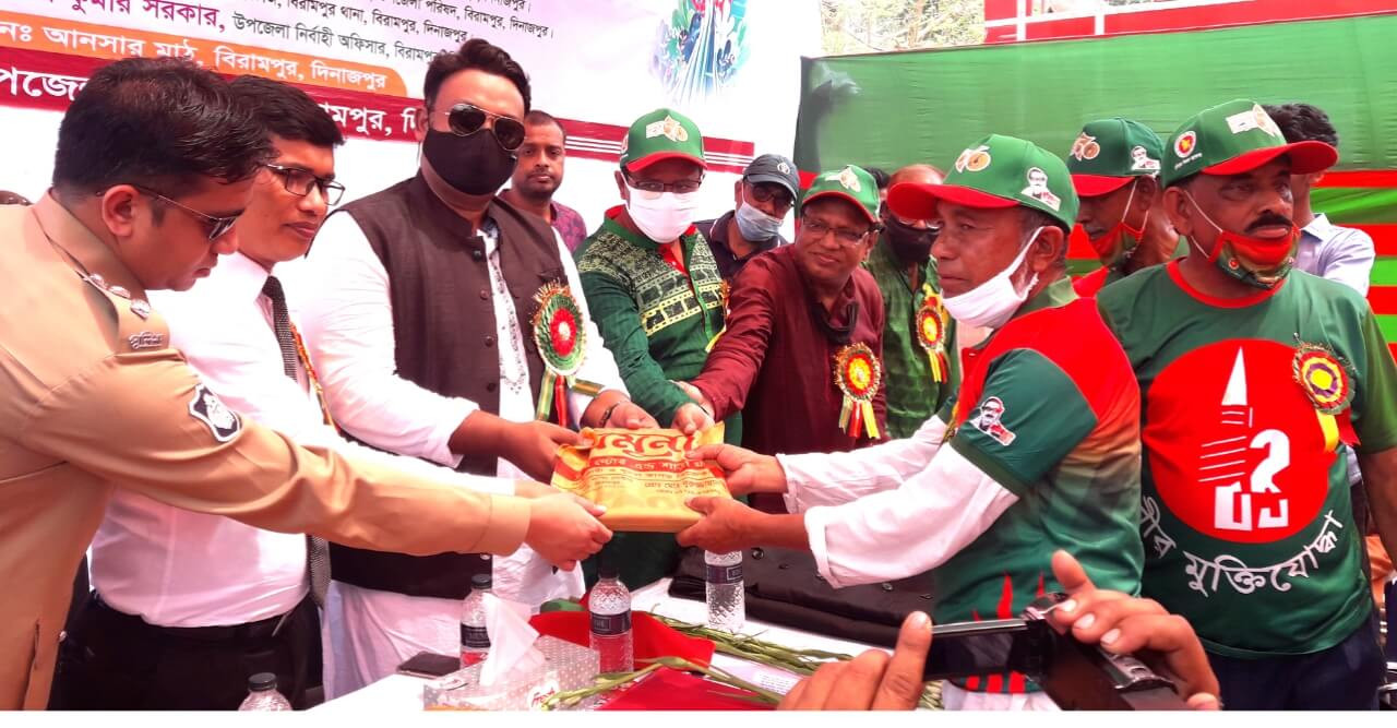 বিরামপুরে যথাযোগ্য মর্যাদায় মহান স্বাধীনতা দিবস পালিত