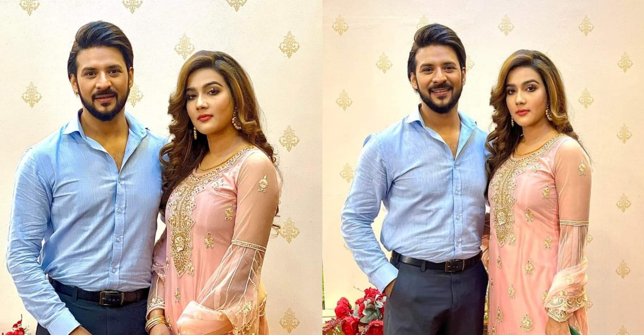প্রথমবার বিজ্ঞাপনে জুটি বাঁধলেন নিরব-মাহিয়া মাহি