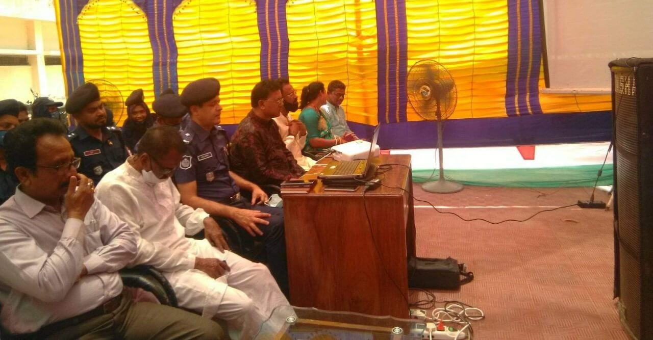 নারী, শিশু,বয়স্ক, প্রতিবন্ধী ও গৃহহীনদের মাঝে গৃহ হস্তান্তরের মানবিক সহায়তার উদ্ধোধন