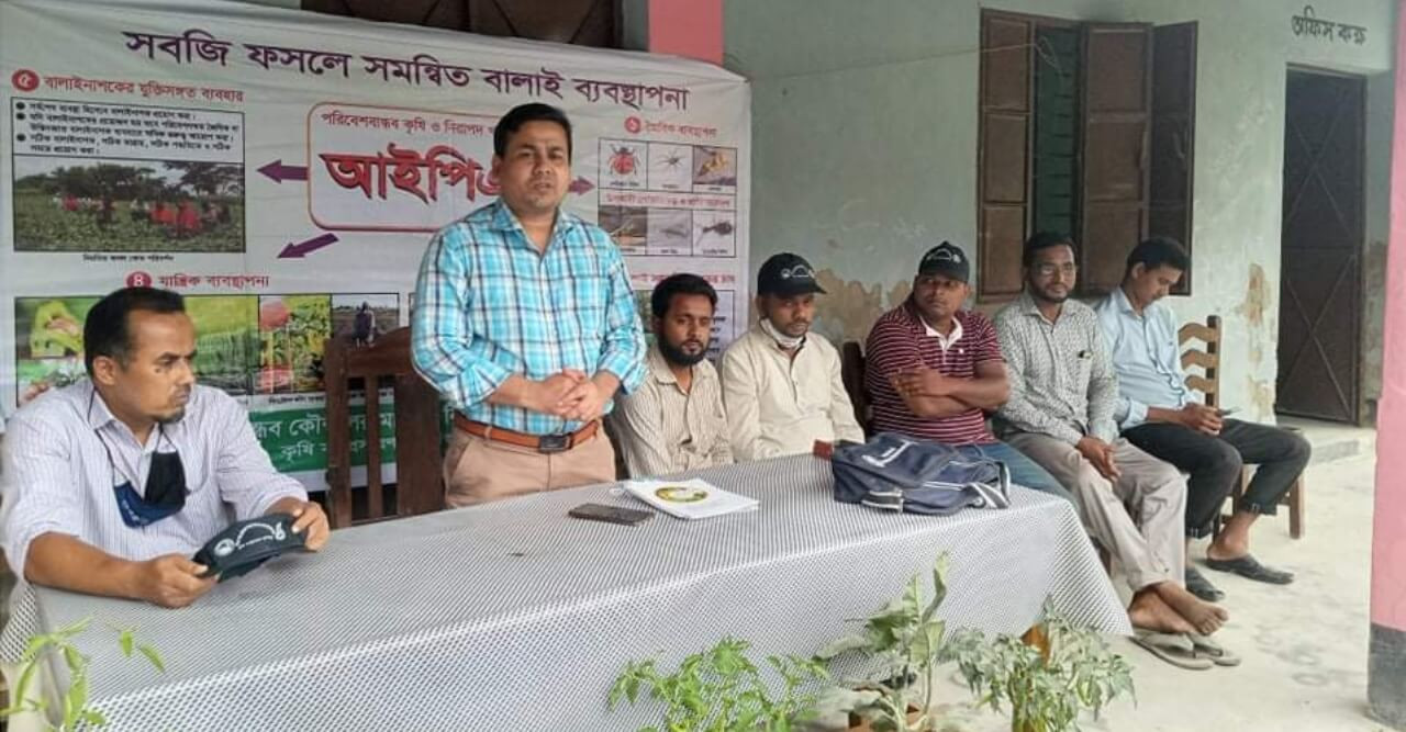 কোম্পানীগঞ্জে আইপিএম কৃষক মাঠে কার্যক্রমের উদ্বোধন