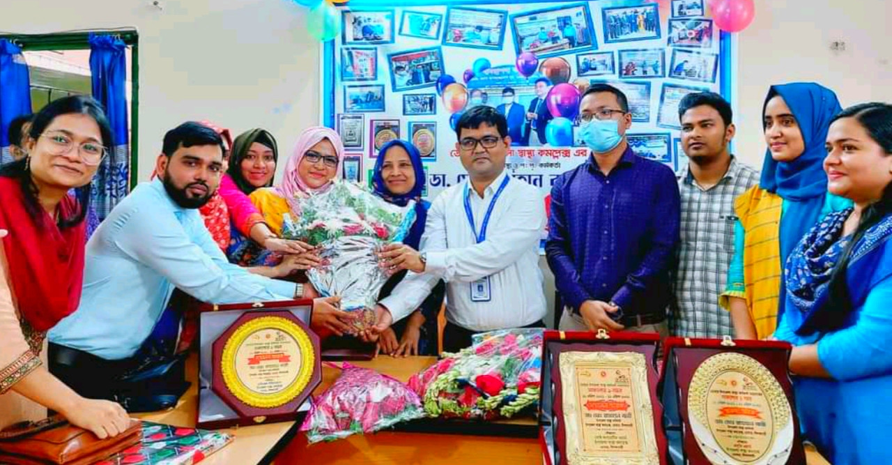 ডোমারে স্বাস্থ্য কর্মকর্তা রায়হান বারী’র যোগদানের ১ বছর পূর্তি উপলক্ষ্যে সংবর্ধনা অনুষ্ঠান