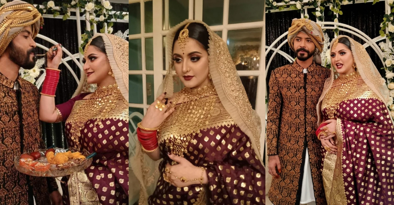 ১০১ টাকা দেনমোহরে বিয়ে করলেন রাজ-পরীমণি