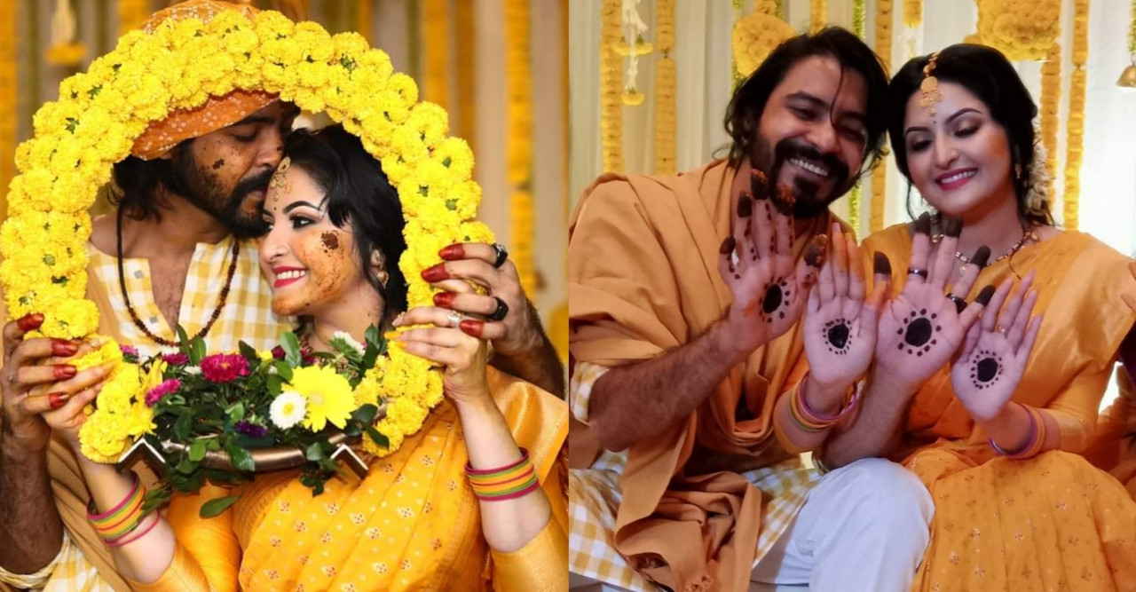 পরীমণি- রাজের গায়ে হলুদ সম্পূর্ণ আজ বিয়ে